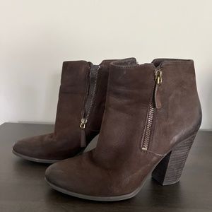 Brown Suede Michael Kors Bootie